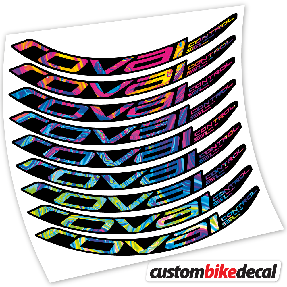 Aufkleber Roval Control SL 2019, Mountainbikes MTB Sticker Vinyl