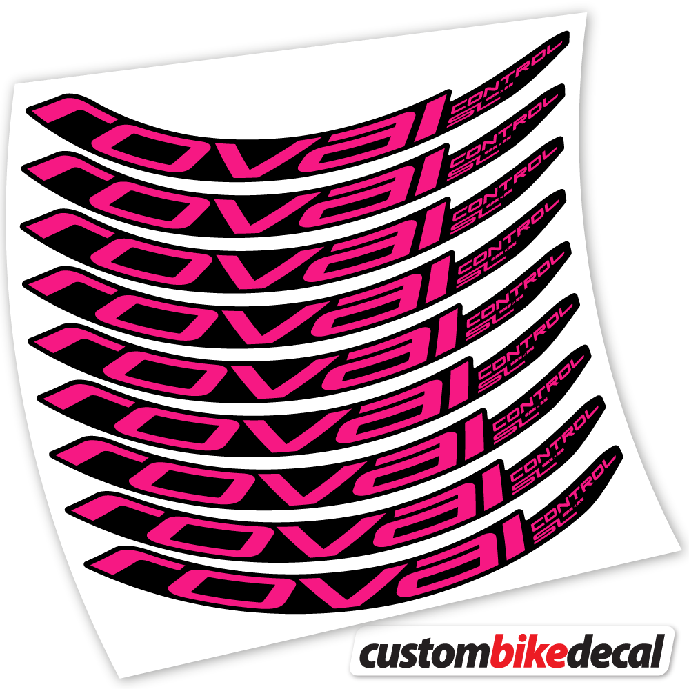 Aufkleber Roval Control SL 2019, Mountainbikes MTB Sticker Vinyl