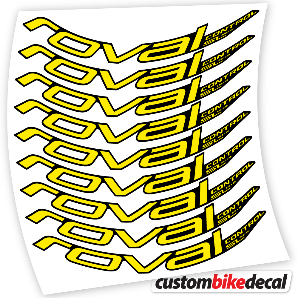 Decal Roval Control SL 2020, Mountain Wheel Bikes MTB 29 Sticker vinyl