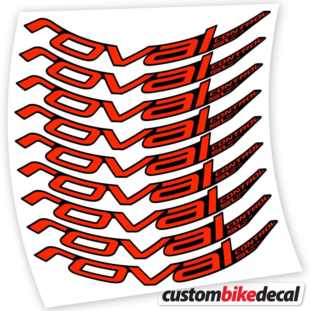 Decal Roval Control SL 2020, Mountain Wheel Bikes MTB 29 Sticker vinyl