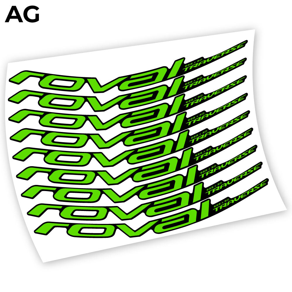 Aufkleber, Roval Traverse Alloy 2019, Mountainbike-Aufkleber, Vinyl