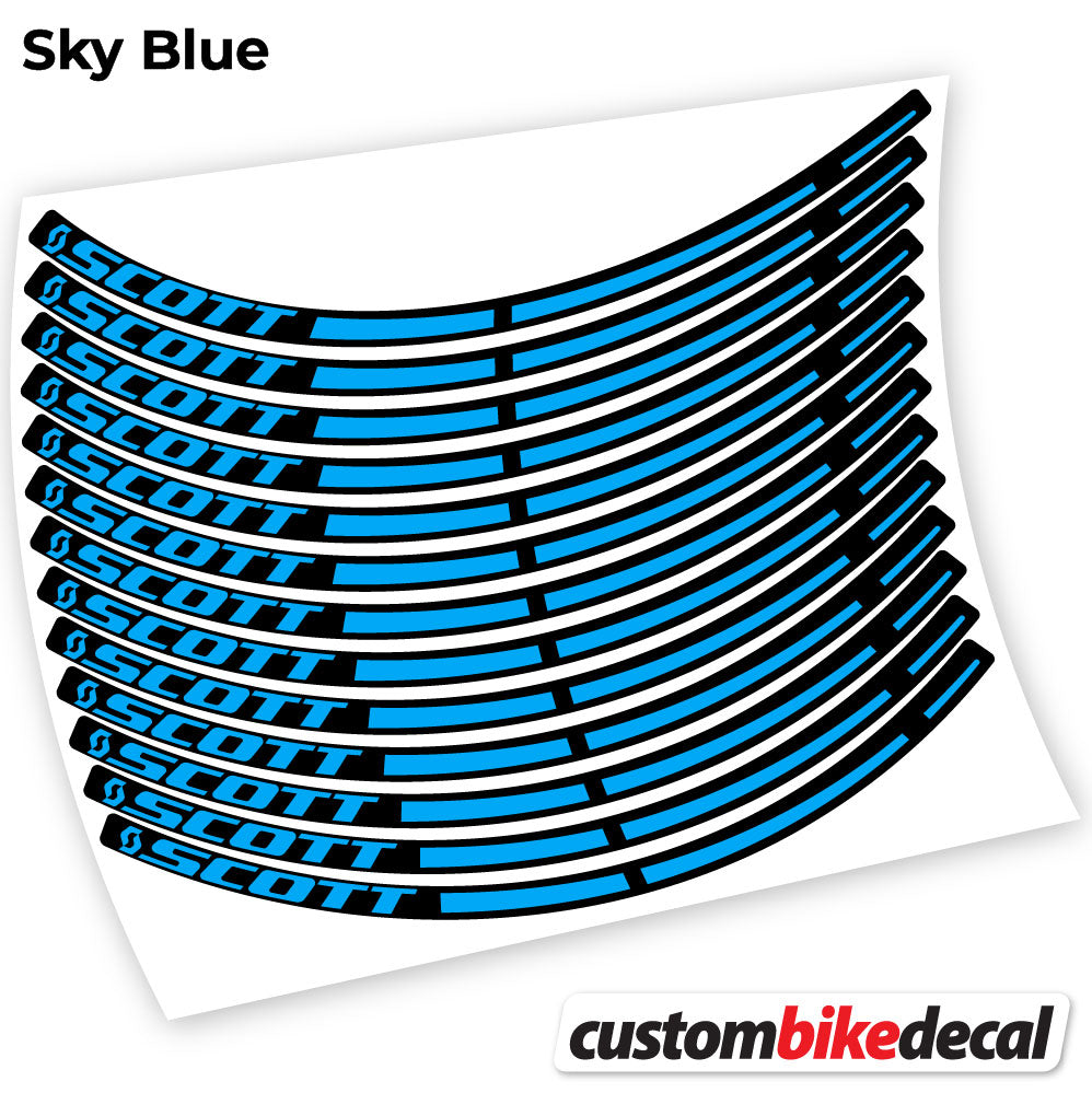 Aufkleber, Scott, Mountainbikes, Vinyl