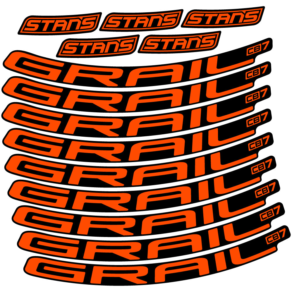 Aufkleber Stans Notubes Grail CB7, Mountain Wheel, Sticker Vinyl