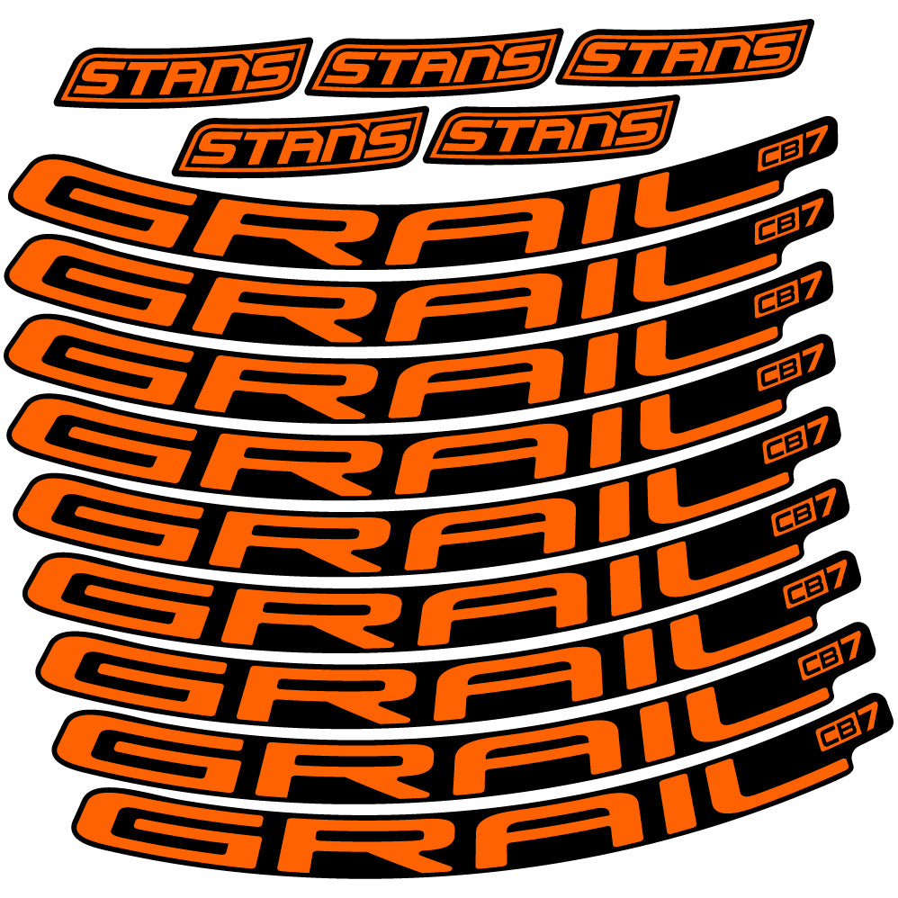 Aufkleber Stans Notubes Grail CB7, Mountain Wheel, Sticker Vinyl