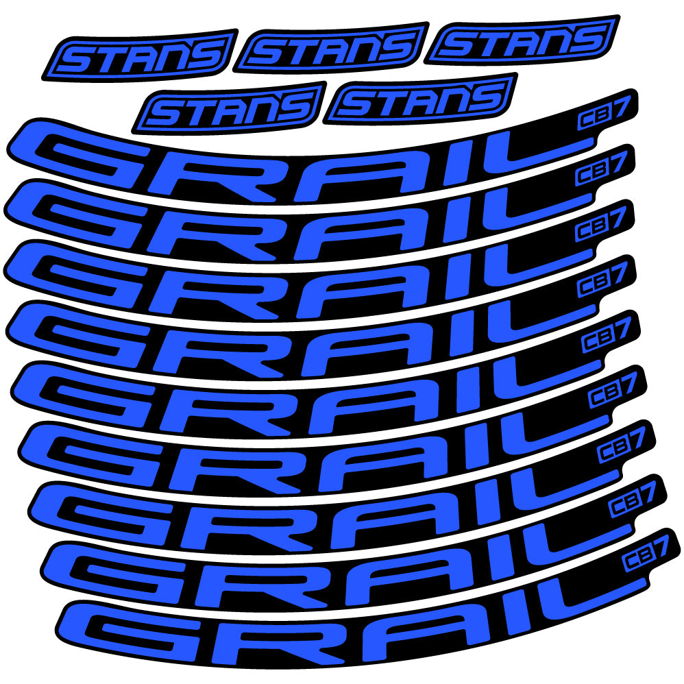 Aufkleber Stans Notubes Grail CB7, Mountain Wheel, Sticker Vinyl