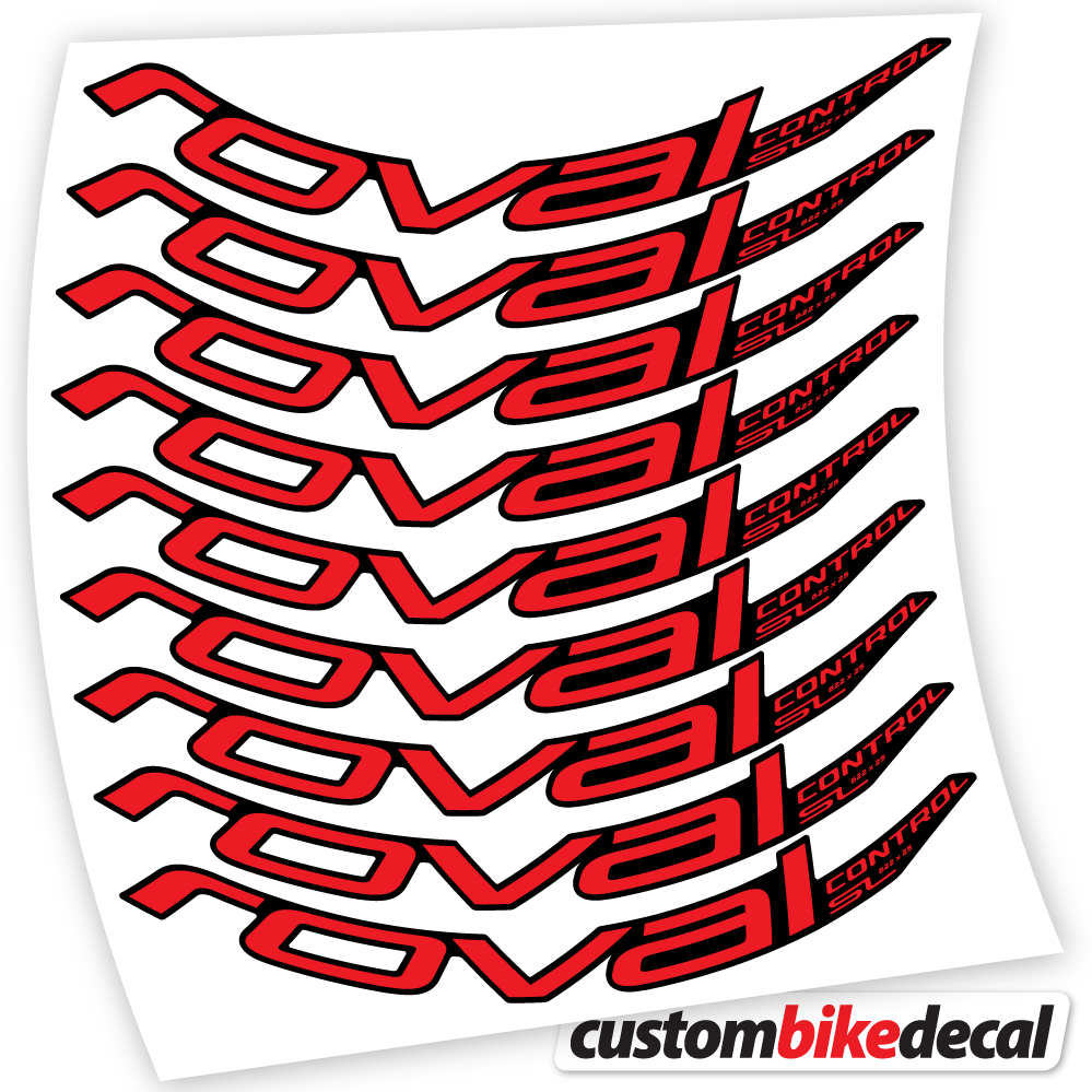 Decal Roval Control SL 2020, Mountain Wheel Bikes MTB 29 Sticker vinyl