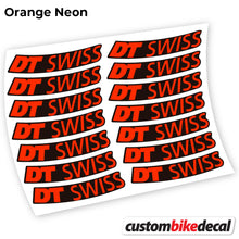 Load image into Gallery viewer, Decal, DT Swiss Logo, Mountain Wheel Bikes, Sticker vinyl
