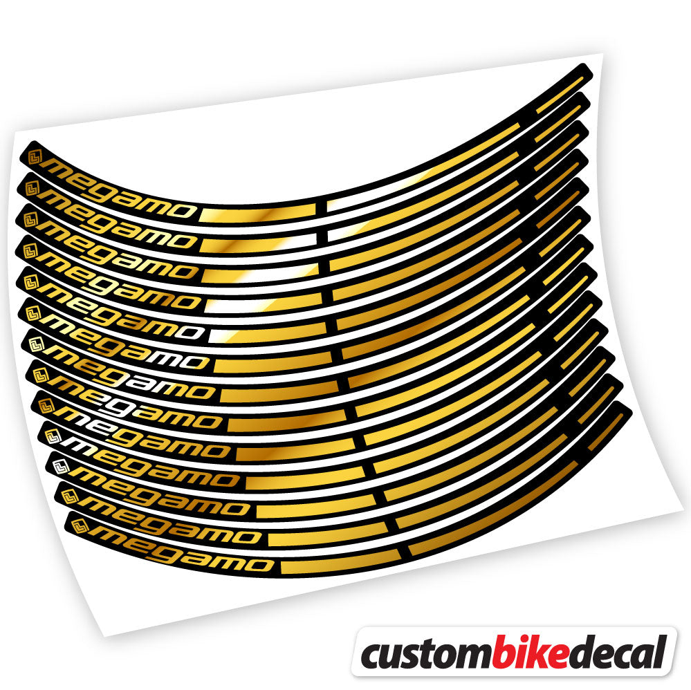 Decal, Megamo, Mountain Wheel Bikes Sticker Vinyl