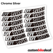 Load image into Gallery viewer, Decal, DT Swiss Logo, Mountain Wheel Bikes, Sticker vinyl
