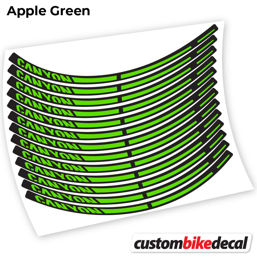 Decal, Canyon, Mountain Wheel Bikes Sticker Vinyl