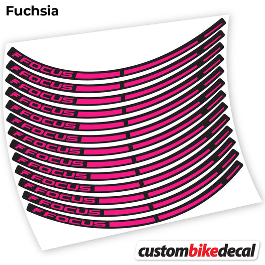 Decal, Focus, Mountain Wheel Bikes Sticker Vinyl