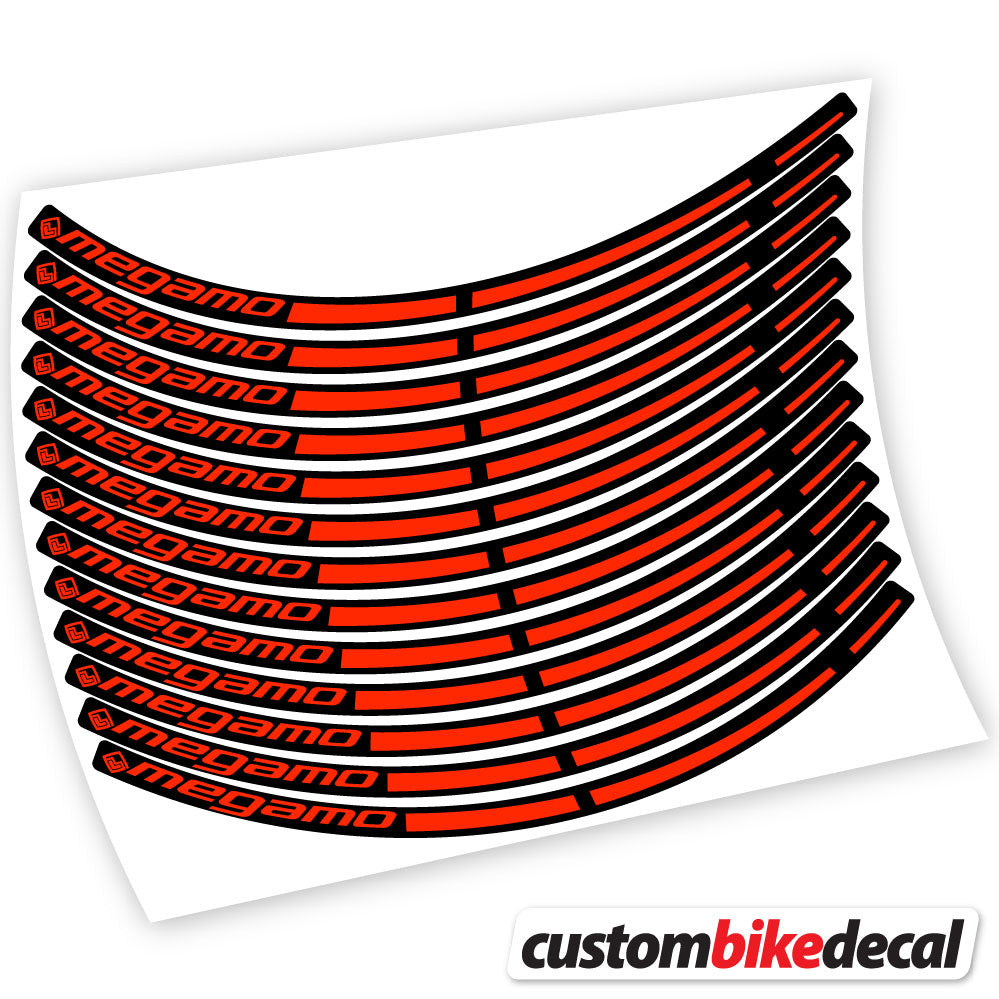 Decal, Megamo, Mountain Wheel Bikes Sticker Vinyl