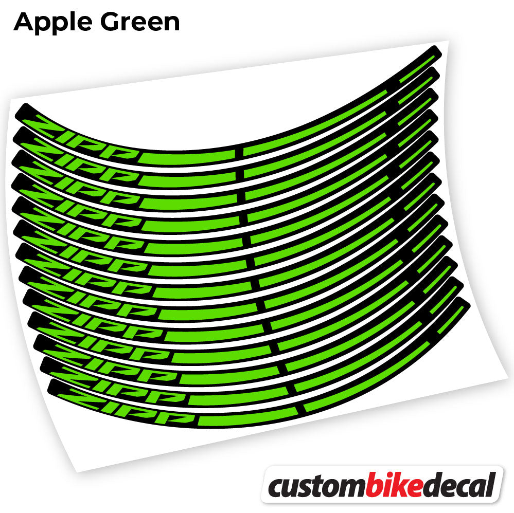 Zipp, Mountain Wheel Bikes Sticker Vinyl