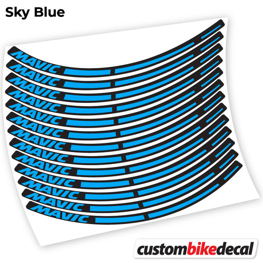 Decal, Mavic, Mountain Wheel Bikes Sticker Vinyl