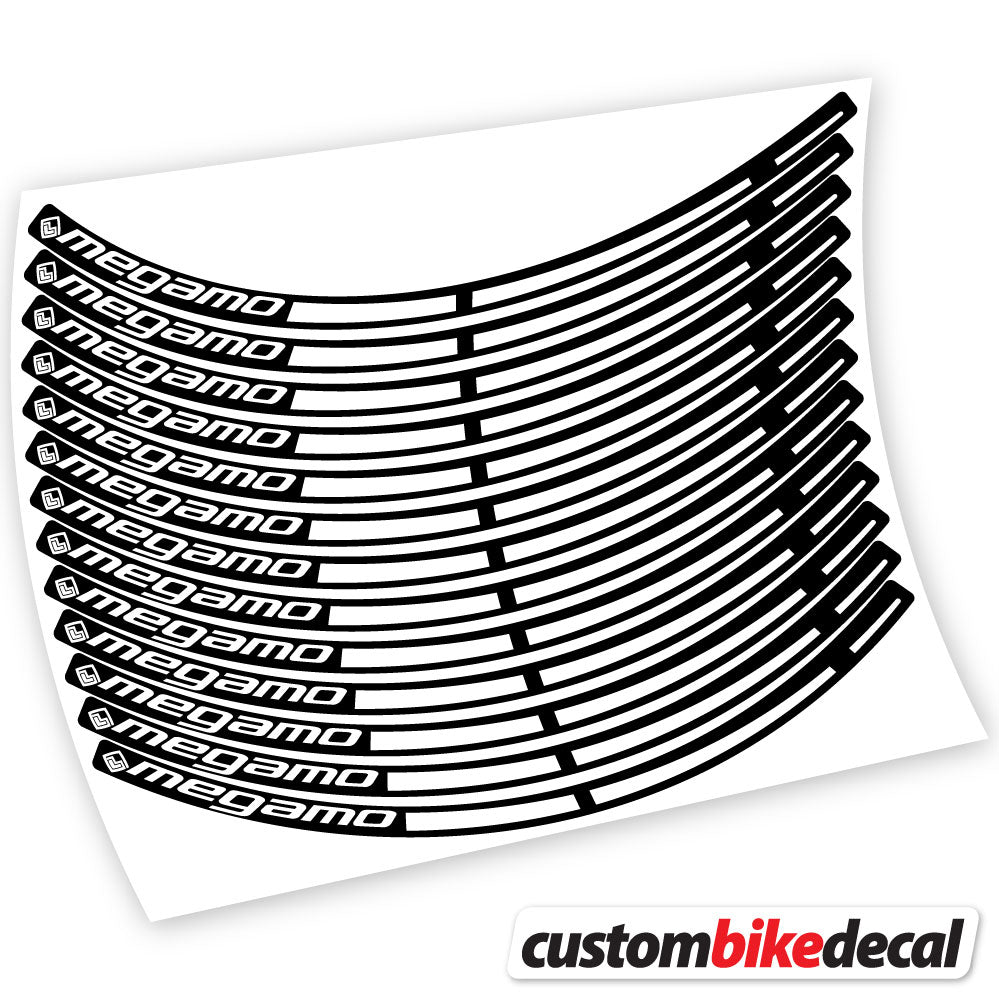 Decal, Megamo, Mountain Wheel Bikes Sticker Vinyl