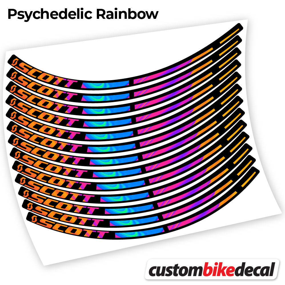 Aufkleber, Scott, Mountainbikes, Vinyl