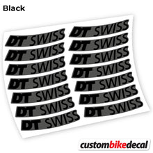 Load image into Gallery viewer, Decal, DT Swiss Logo, Mountain Wheel Bikes, Sticker vinyl
