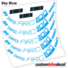 Load image into Gallery viewer, Decal, DT Swiss ARC 1100 Dicut 80, Mountain Wheel Bikes Sticker Vinyl
