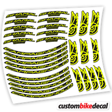 Load image into Gallery viewer, Decal  Campagnolo Shamal C21 Carbon, Road Wheel 35+40mm, Bike sticker vinyl
