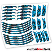 Load image into Gallery viewer, Decal  Campagnolo Shamal C21 Carbon, Road Wheel 35+40mm, Bike sticker vinyl
