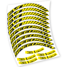 Load image into Gallery viewer, Decal Road Wheel, Speedsix Evo 38. Bike Sticker vinyl
