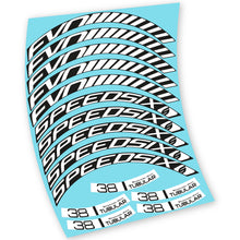 Load image into Gallery viewer, Decal Road Wheel, Speedsix Evo 38. Bike Sticker vinyl
