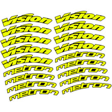 Load image into Gallery viewer, Decal Vision Metron 40, Road Wheel profile 40, Sticker Vinyl
