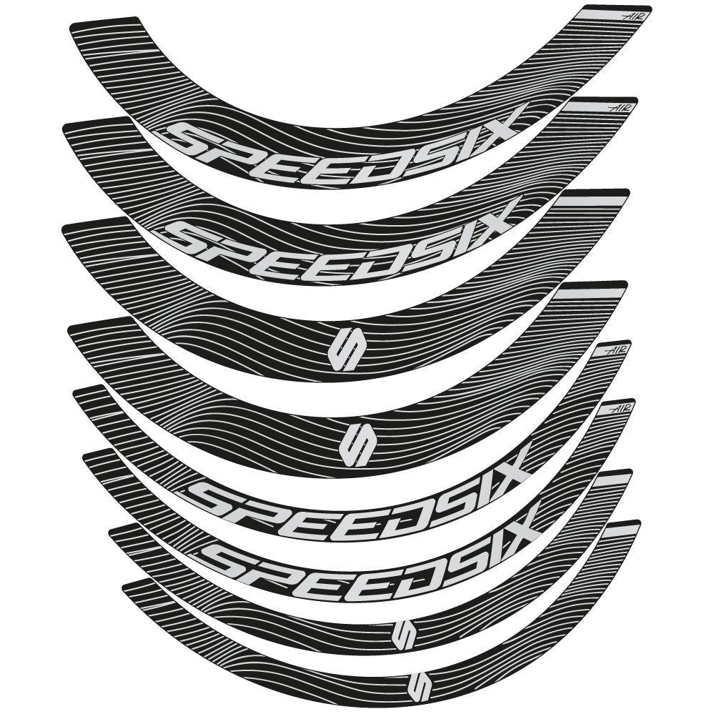 Decal Speedsix Air, Road Wheel Bikes profile 40 and 65, sticker vinyl