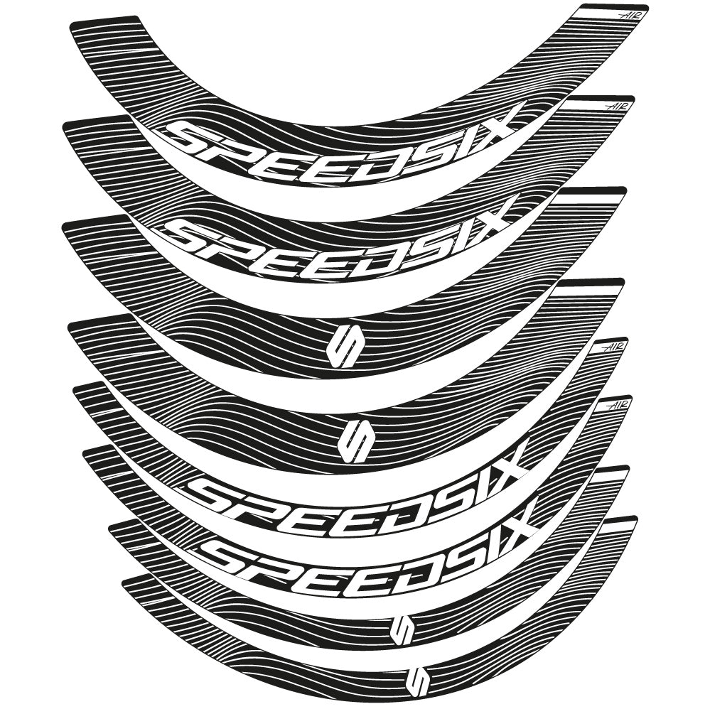 Decal Speedsix Air, Road Wheel Bikes profile 40 and 65, sticker vinyl
