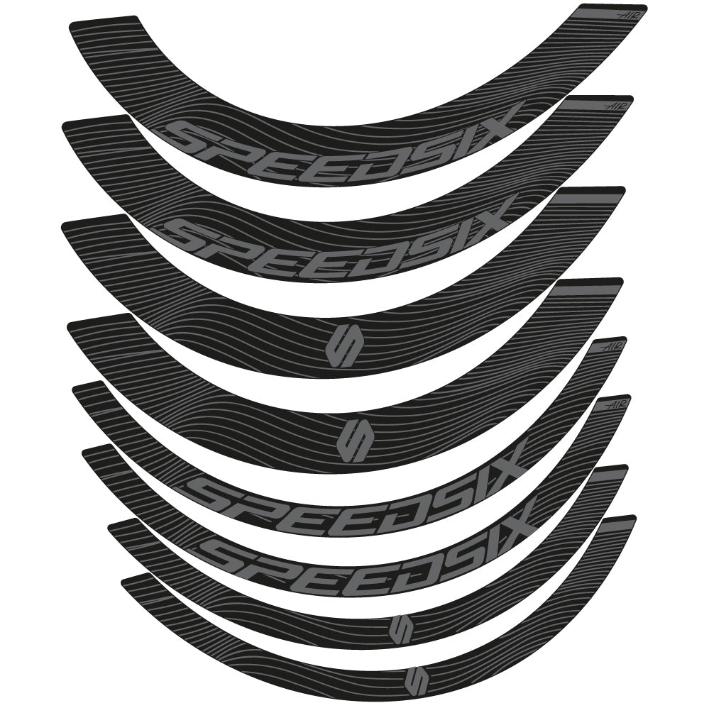 Decal Speedsix Air, Road Wheel Bikes profile 40 and 65, sticker vinyl