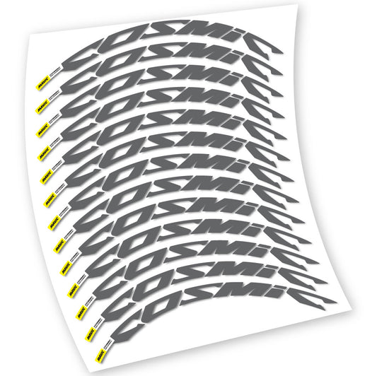 Traffic Grey decal for Mavic Cosmic Pro Carbon 2019 road wheel – bike sticker vinyl