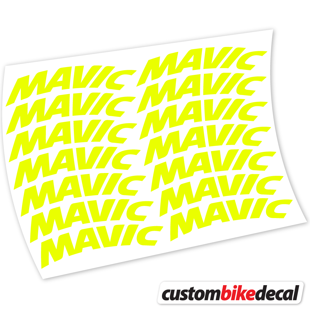 Aufkleber Mavic Racing Mountainbikes 45mm, Racing Mountainbikes Sticker Vinyl