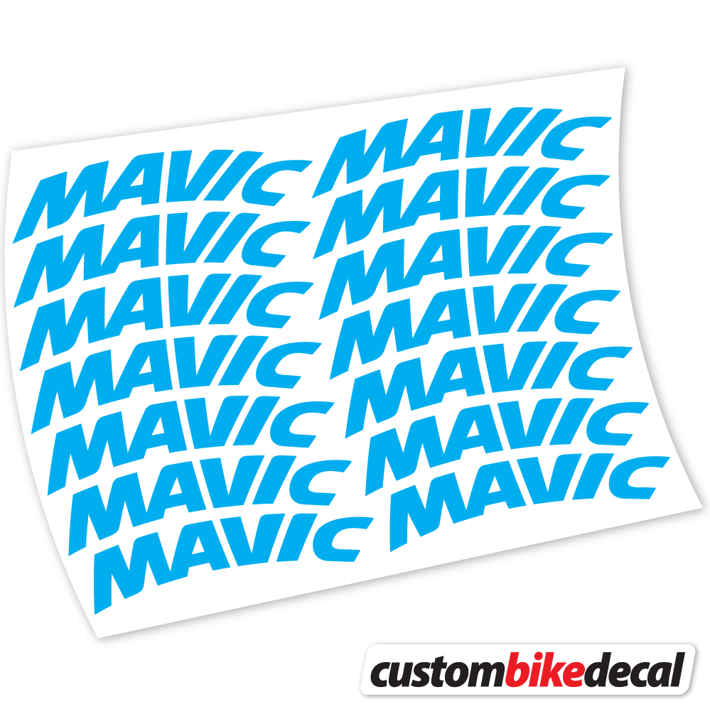 Aufkleber Mavic Racing Mountainbikes 45mm, Racing Mountainbikes Sticker Vinyl