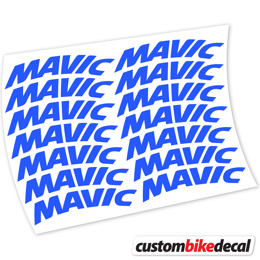 Aufkleber Mavic Racing Mountainbikes 45mm, Racing Mountainbikes Sticker Vinyl