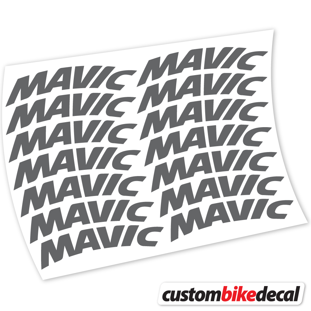 Aufkleber Mavic Racing Mountainbikes 45mm, Racing Mountainbikes Sticker Vinyl