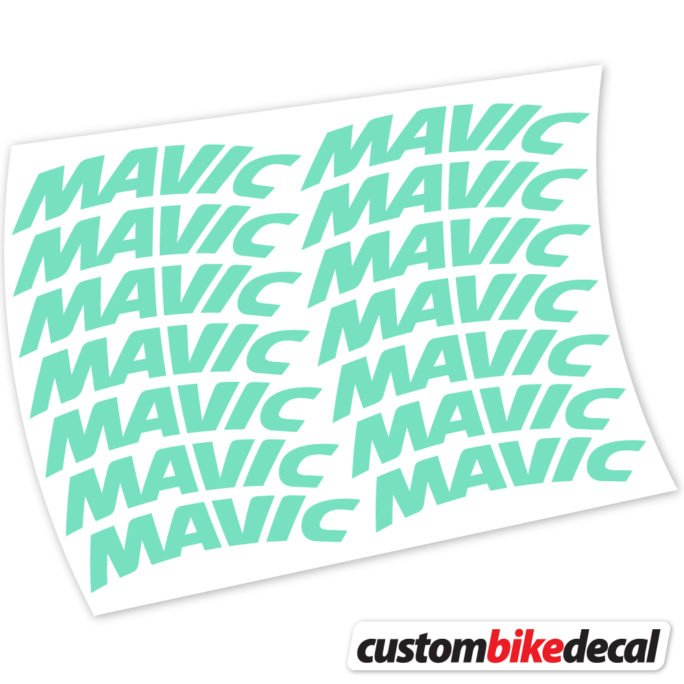 Aufkleber Mavic Racing Mountainbikes 45mm, Racing Mountainbikes Sticker Vinyl