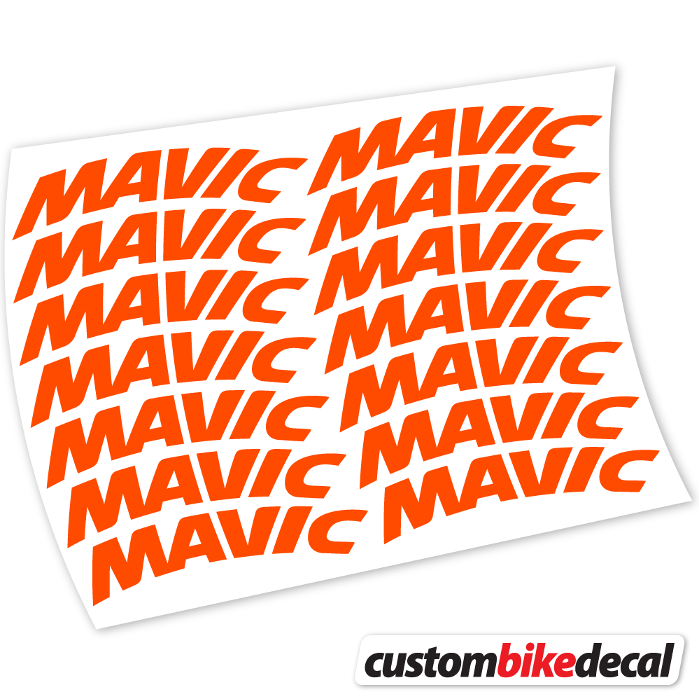 Aufkleber Mavic Racing Mountainbikes 45mm, Racing Mountainbikes Sticker Vinyl