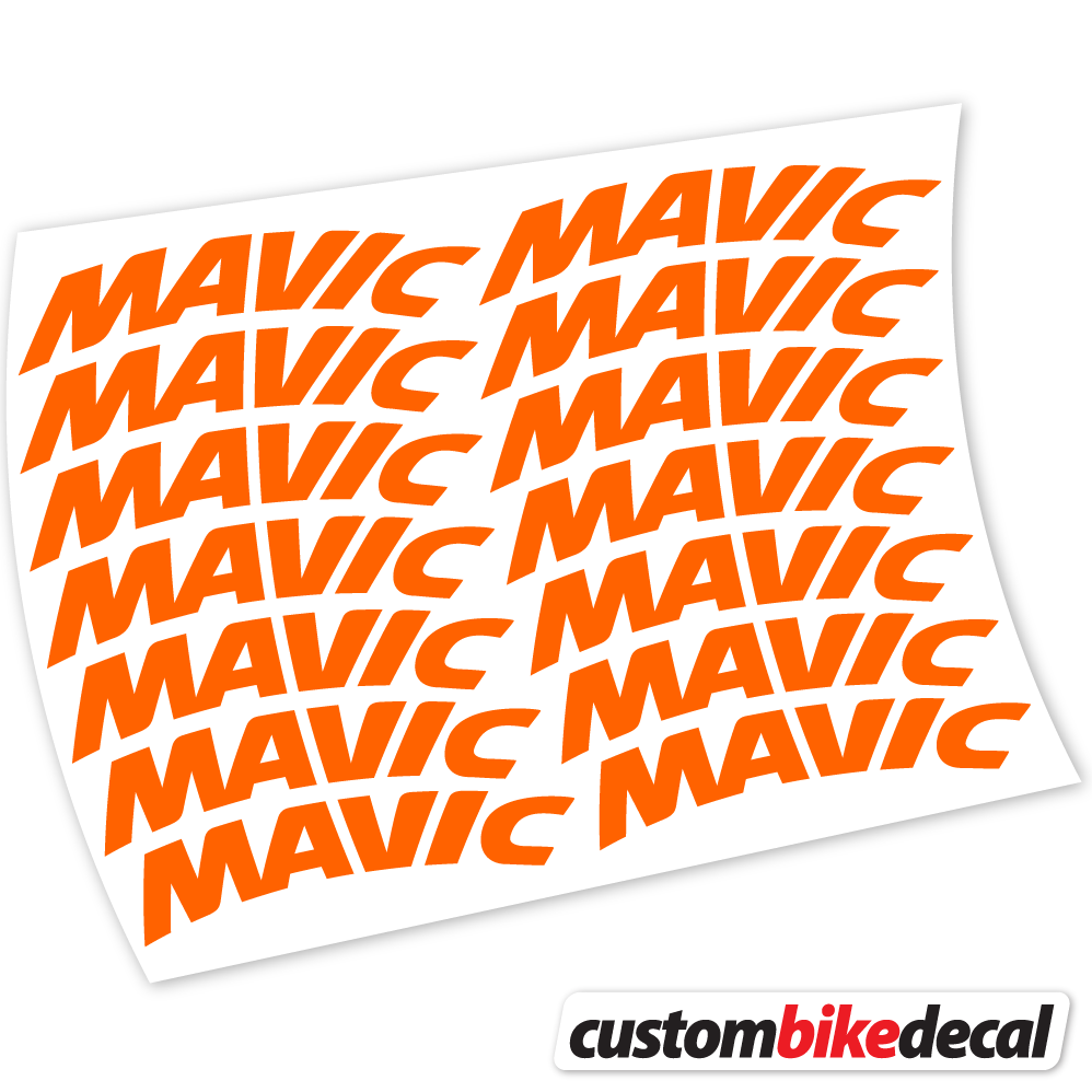 Aufkleber Mavic Racing Mountainbikes 45mm, Racing Mountainbikes Sticker Vinyl