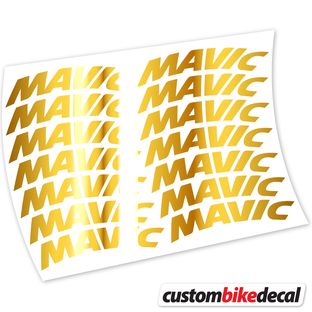 Aufkleber Mavic Racing Mountainbikes 45mm, Racing Mountainbikes Sticker Vinyl