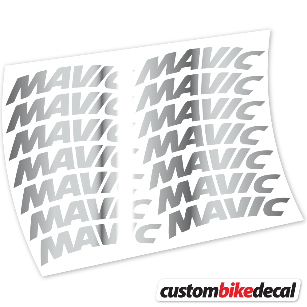 Aufkleber Mavic Racing Mountainbikes 45mm, Racing Mountainbikes Sticker Vinyl