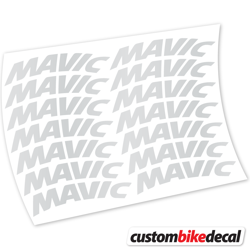 Aufkleber Mavic Racing Mountainbikes 45mm, Racing Mountainbikes Sticker Vinyl