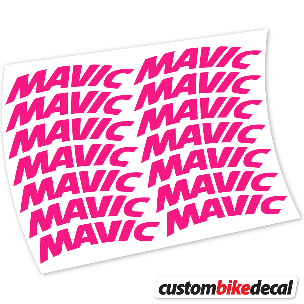 Aufkleber Mavic Racing Mountainbikes 45mm, Racing Mountainbikes Sticker Vinyl