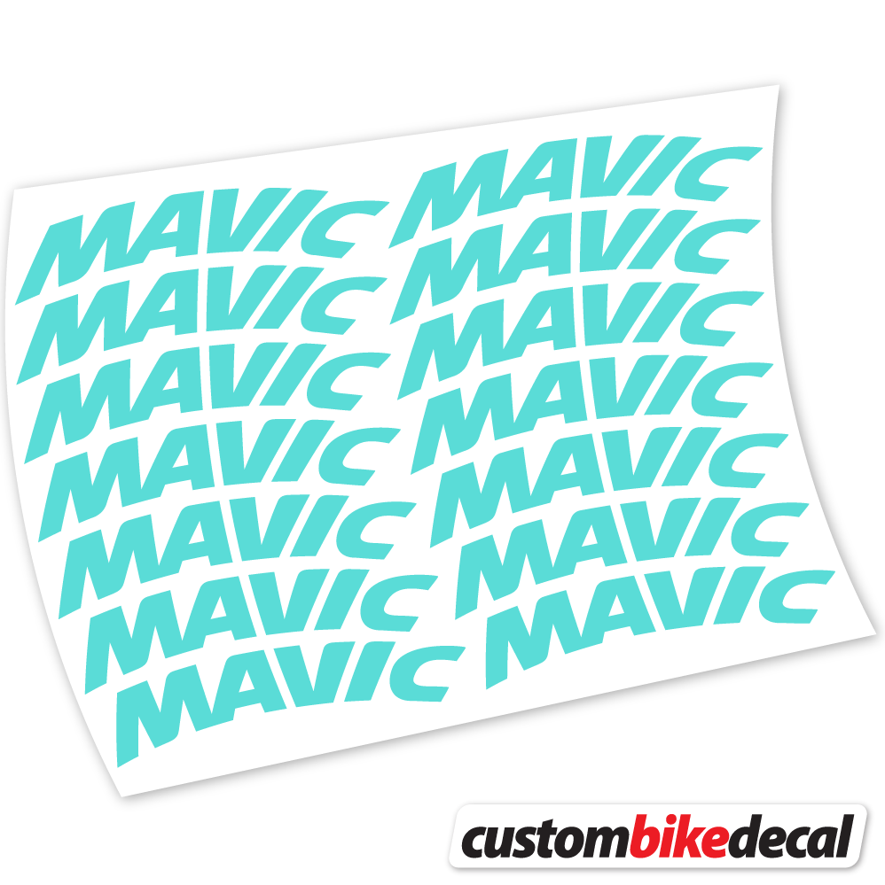 Aufkleber Mavic Racing Mountainbikes 45mm, Racing Mountainbikes Sticker Vinyl