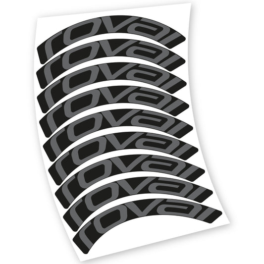 Traffic Grey decal for Roval road wheel – bike sticker vinyl