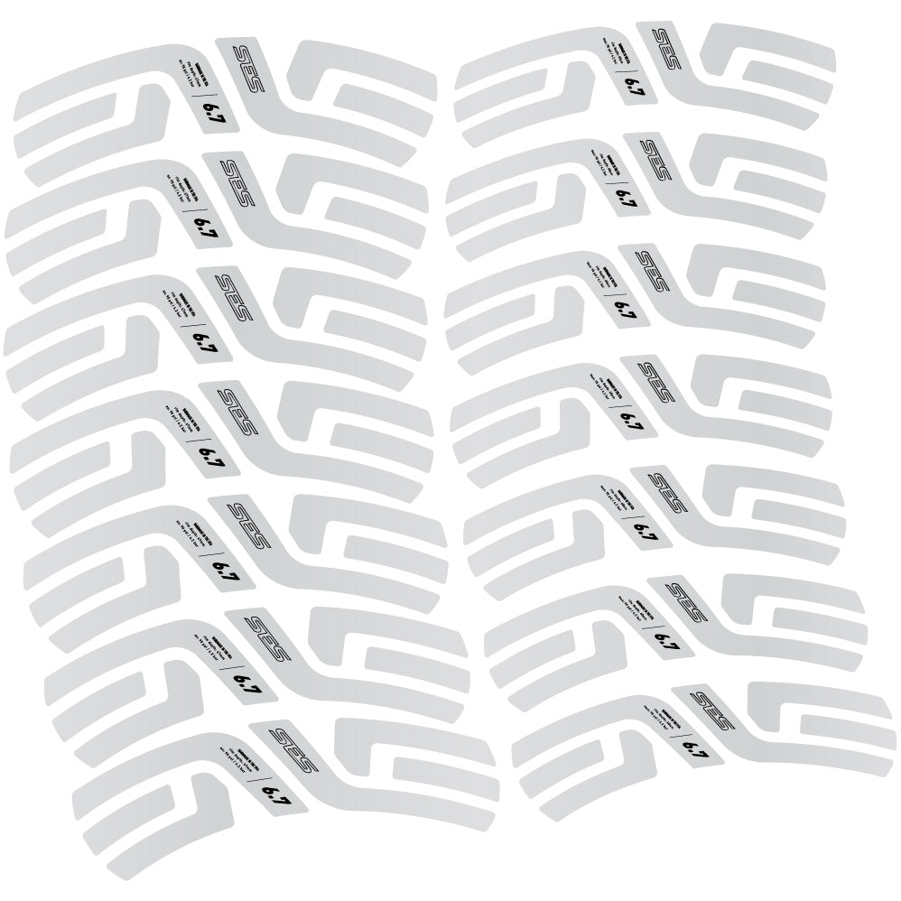 Decal Enve Ses 6.7, Road Wheel profile 60 & 67mm, Sticker Vinyl