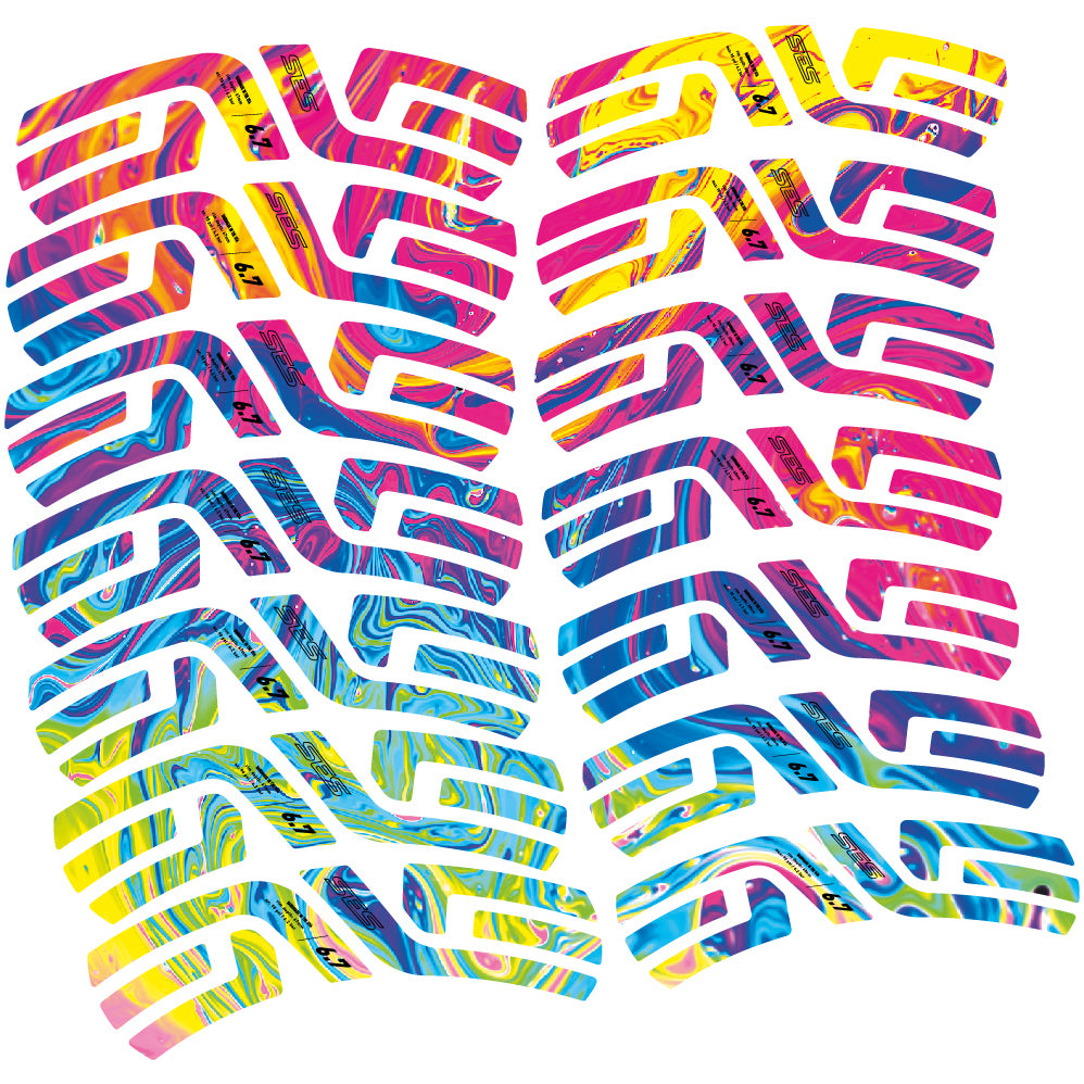 Decal Enve Ses 6.7, Road Wheel profile 60 & 67mm, Sticker Vinyl