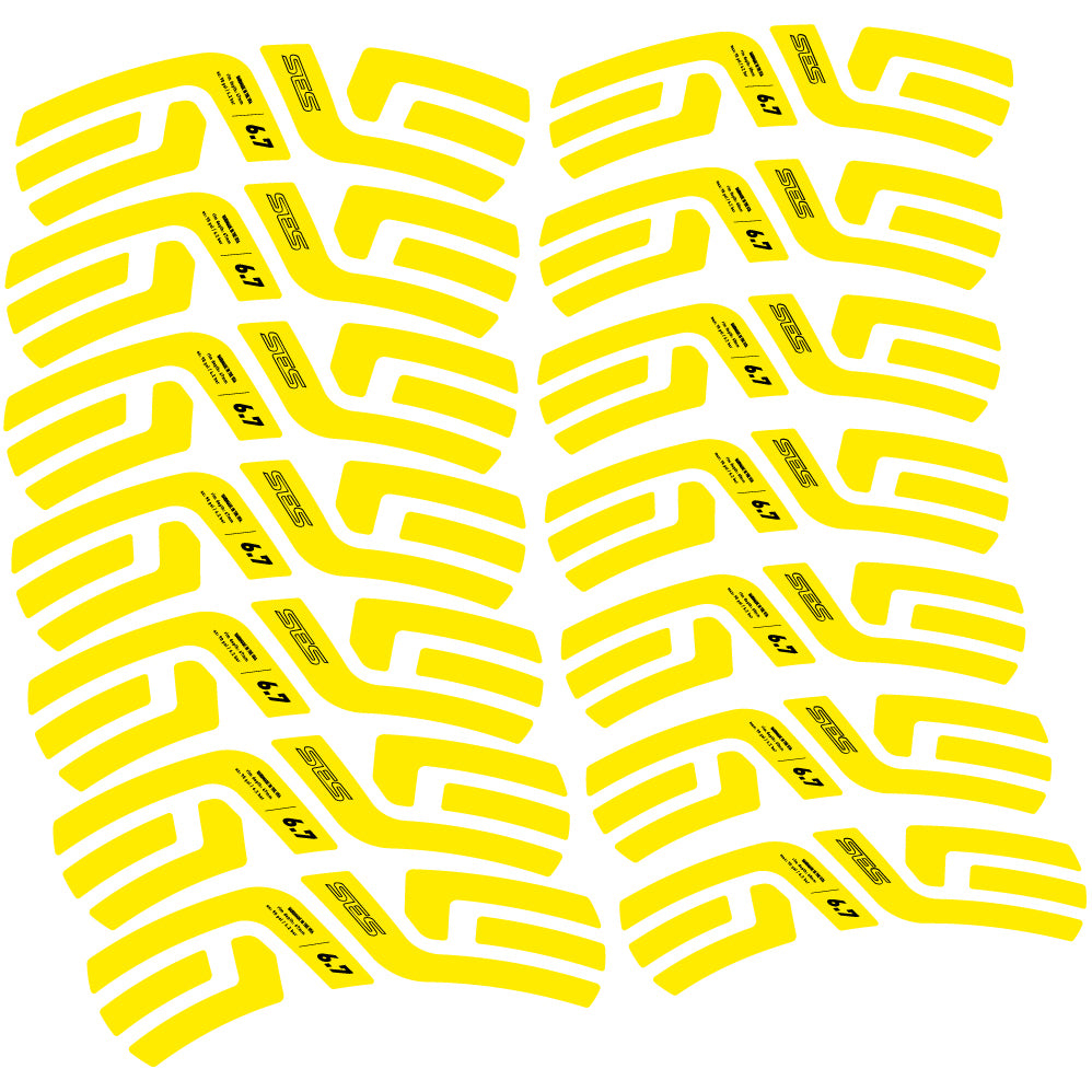 Decal Enve Ses 6.7, Road Wheel profile 60 & 67mm, Sticker Vinyl