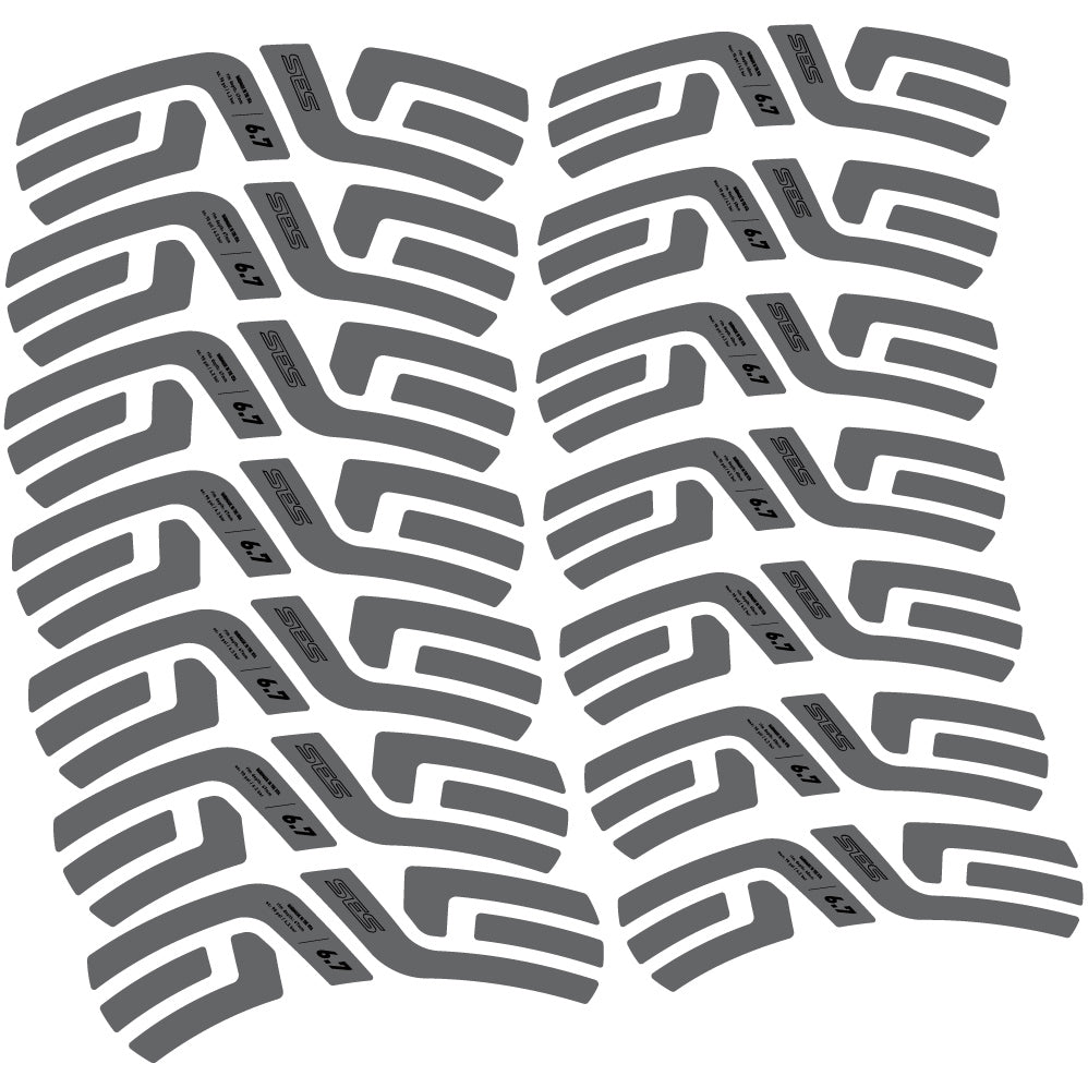Decal Enve Ses 6.7, Road Wheel profile 60 & 67mm, Sticker Vinyl