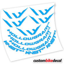 Load image into Gallery viewer, Decal Hollowgram Knot 64, Road Wheel, sticker vinyl
