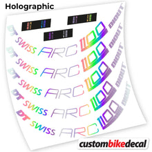 Load image into Gallery viewer, Decal, DT Swiss ARC 1100 Dicut 80, Mountain Wheel Bikes Sticker Vinyl
